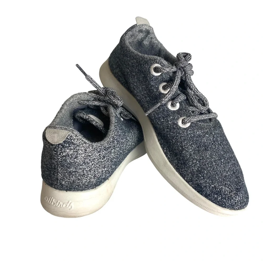 Allbirds Wool Runners Gray Women's Lace Comfort Shoes Sneakers‎ Size W9